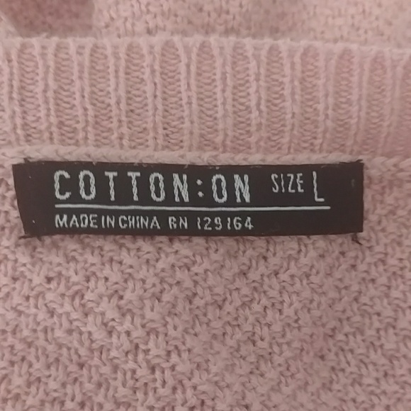 Cotton On Sweaters Cotton On Womens Sz L Knit Sweater Poshmark